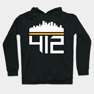 Pittsburgh Skyline 412 T Hoodie